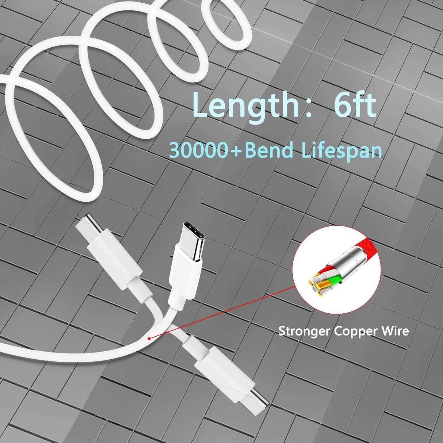 65W USB C Type C Adapter Charger