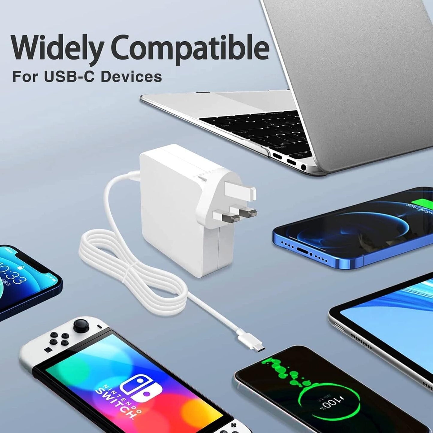 65W USB C Type C Adapter Charger