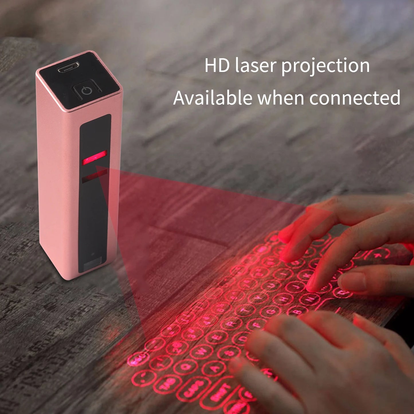 Portable Virtual Laser Wireless Keyboard Mini Bluetooth Handheld Projection Usb Charging Keypad for Android/Ios Computer PC