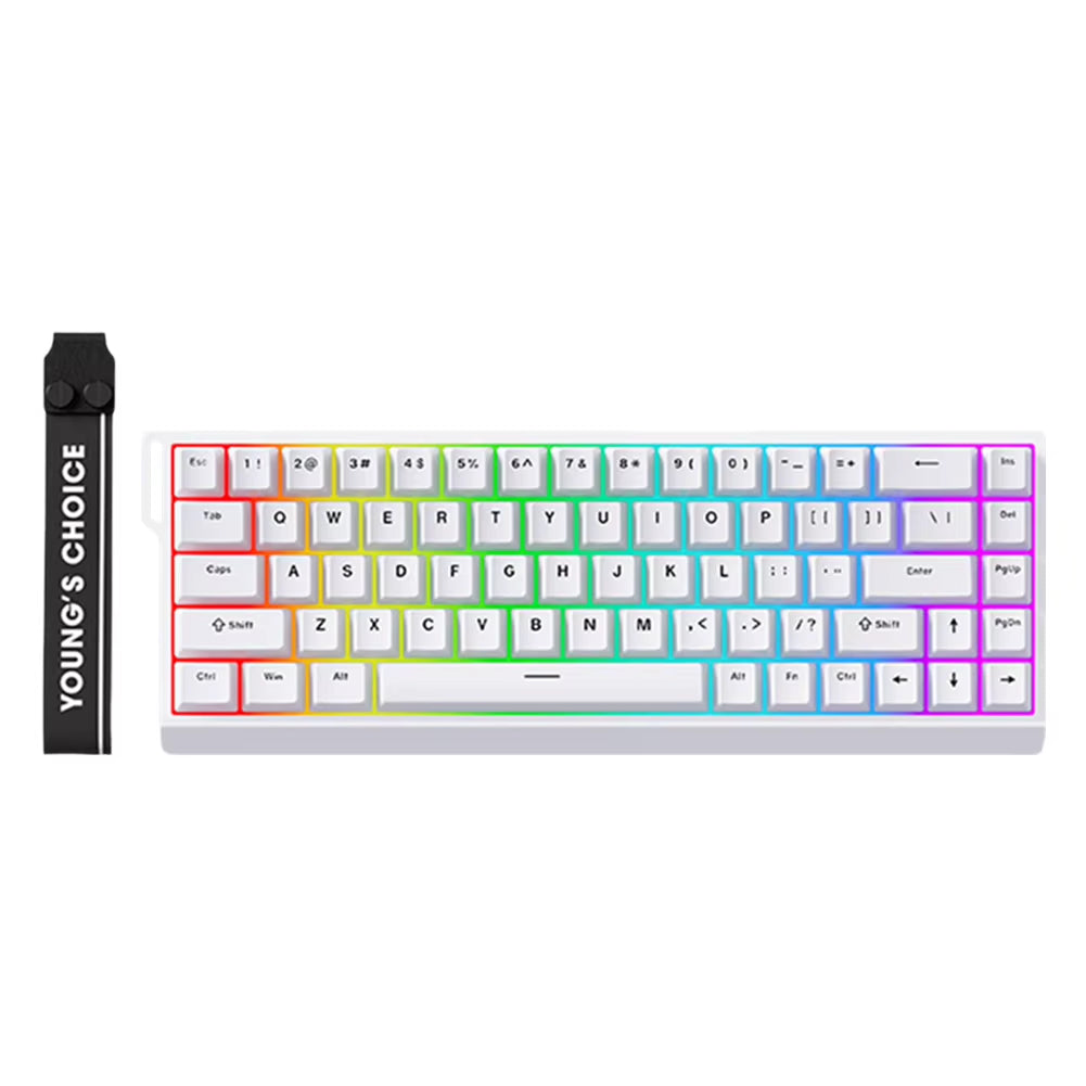 Wired Mechanical Keyboard with Magnetic Switch Rapid Trigger Keyboard 128K Sampling Rate Compact Keyboard for PC Gamer