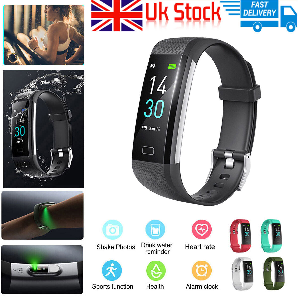 2023 NEW FitBit Smart Watch Activity Tracker Fitness Watches Heart Rate Monitor