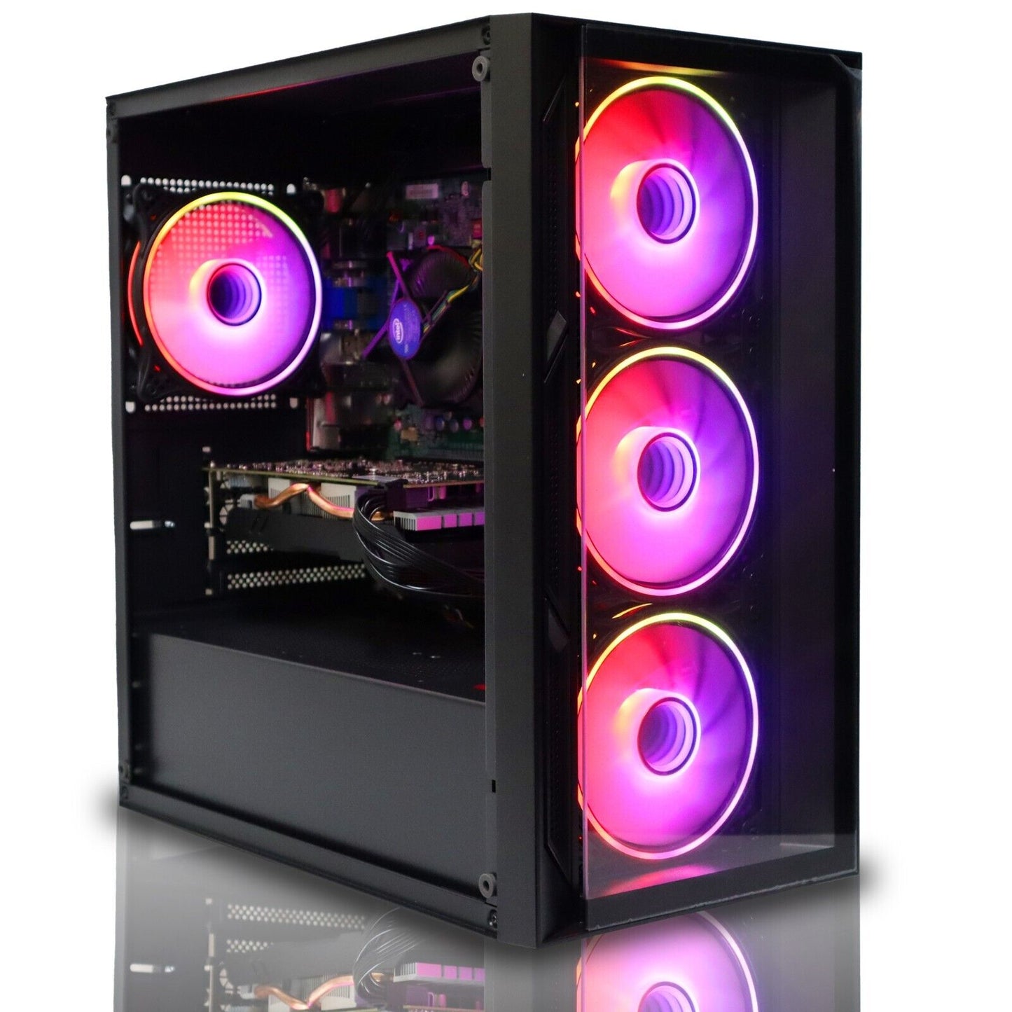 Gaming PC Computer AMD Ryzen 3 Quad Core 4100 16GB DDR4 RAM 1TB SSD 6GB RTX 3050 Windows 11 F
