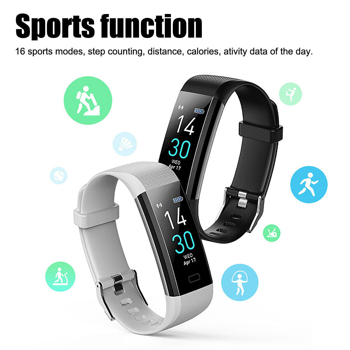 2023 NEW FitBit Smart Watch Activity Tracker Fitness Watches Heart Rate Monitor