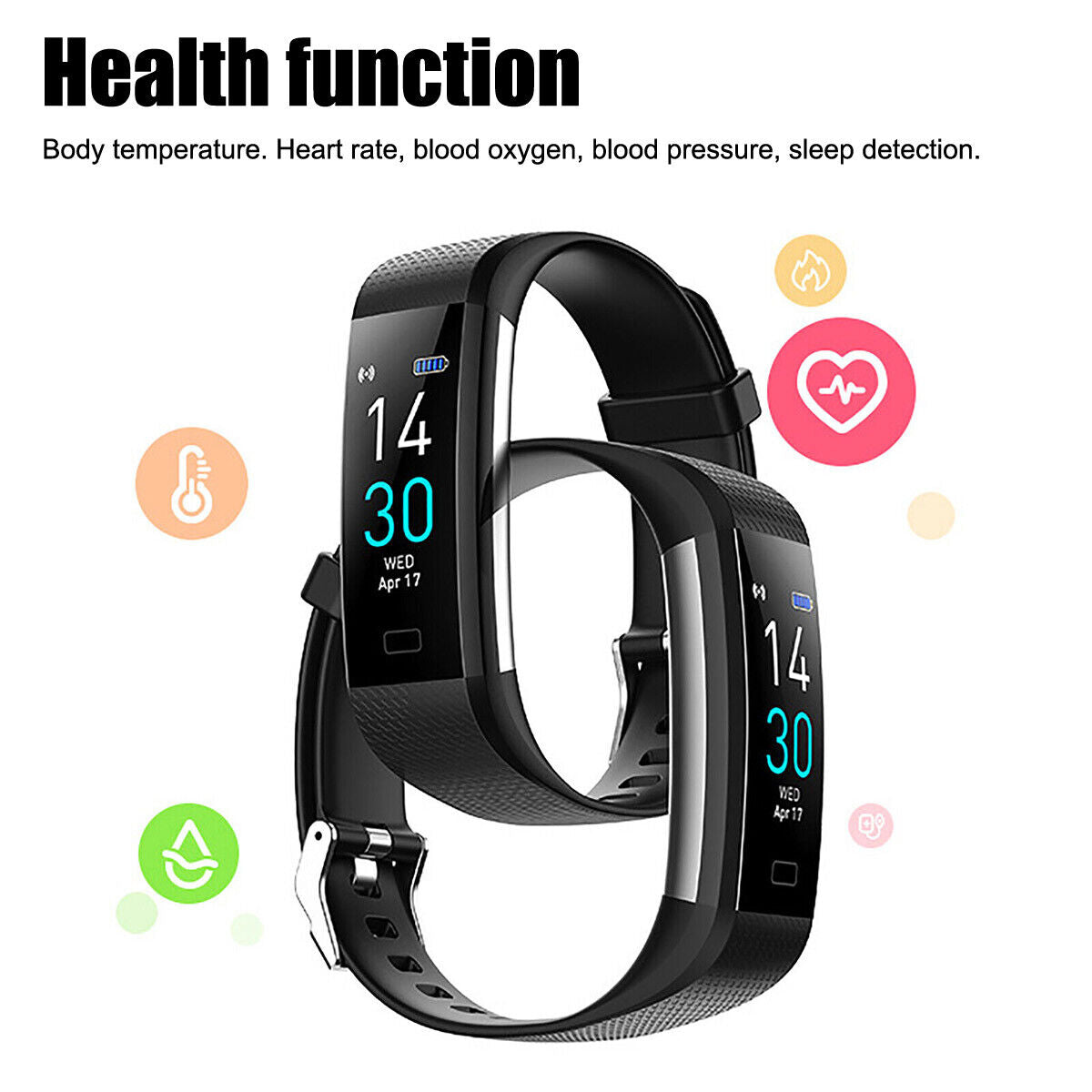 2023 NEW FitBit Smart Watch Activity Tracker Fitness Watches Heart Rate Monitor