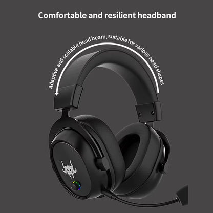 High-End 2.4G Wireless Headphones with Bluetooth Gaming Headset with Microphone Noise Canceling Headphones