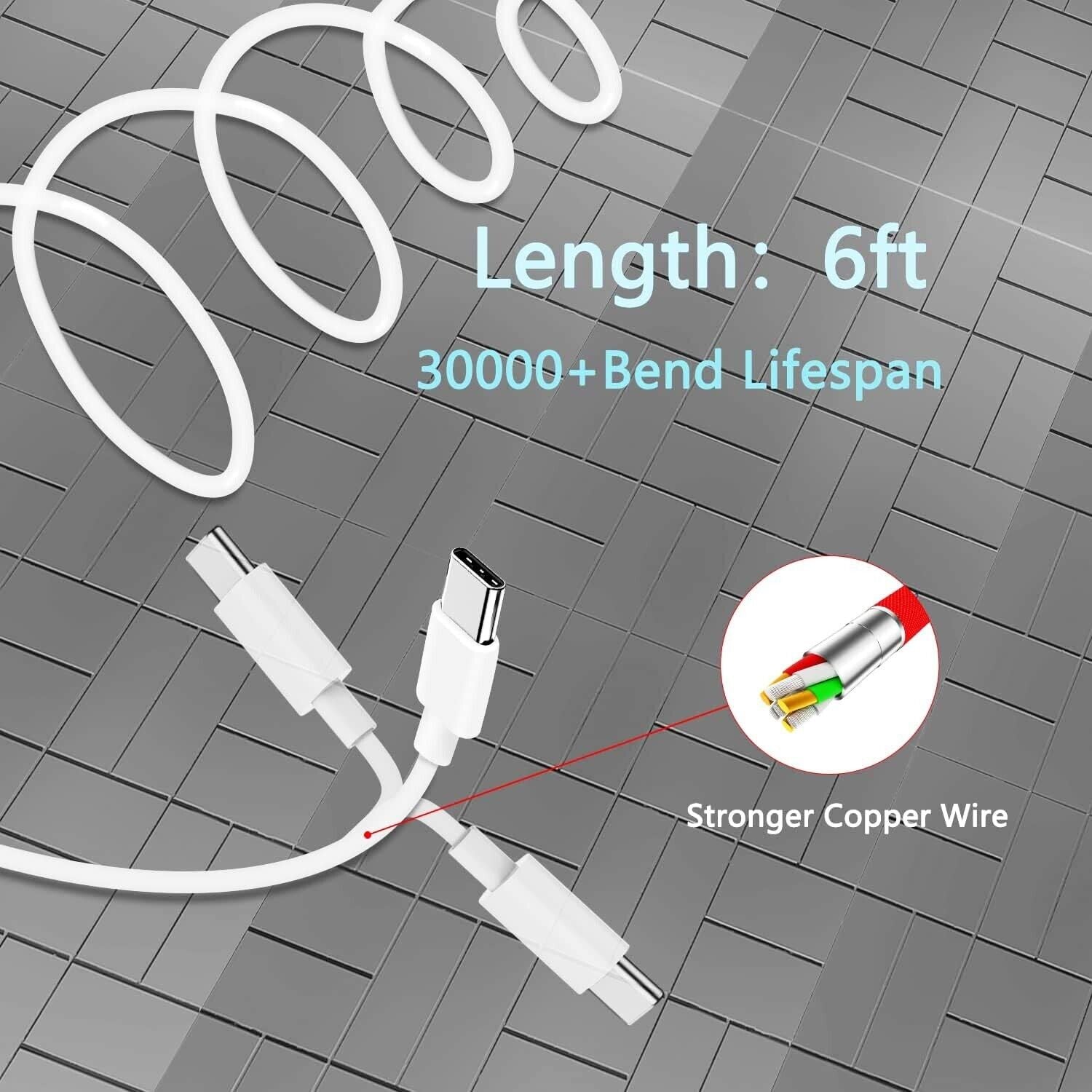 65W USB C Type C Adapter Charger 
