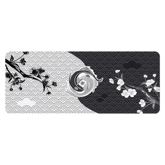 Large mousepad for gaming/work japanese style design